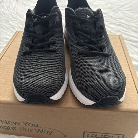 Kuru Flex Via Mens Size 8 Black White Athletic Running Walking Shoes Sneakers main image 5